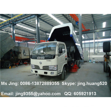 Dongfeng LHD / RHD 4m3 camión de barrido, Euro 4 barredora de vehículos